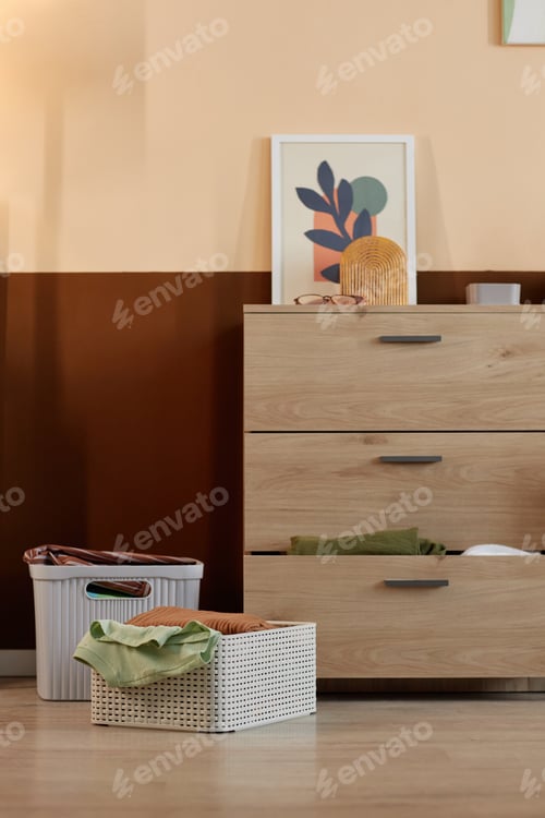 Preview: Clean clothes in storage containers