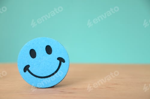 Preview: The simple design of the smiley face, recognized as a symbol of happiness and positivity.