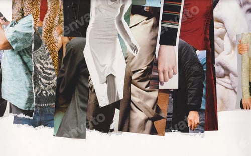 Preview: a collage of magazine clippings