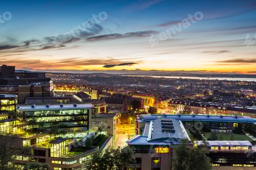 Preview: Sunset views over Edinburgh
