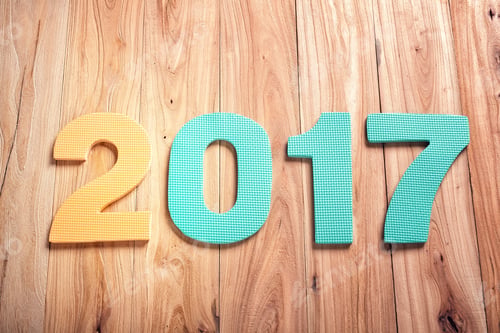 Preview: 2017 Text On Wood Vintage Board Decorate