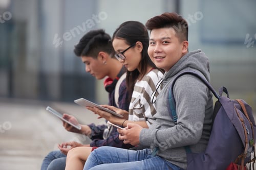 Preview: Smiling students