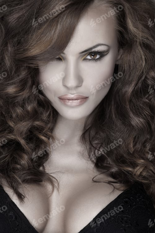 Preview: Sensuality and attractive young woman