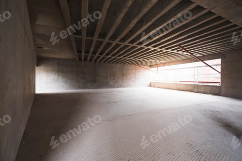 Preview: Unfinished building under construction