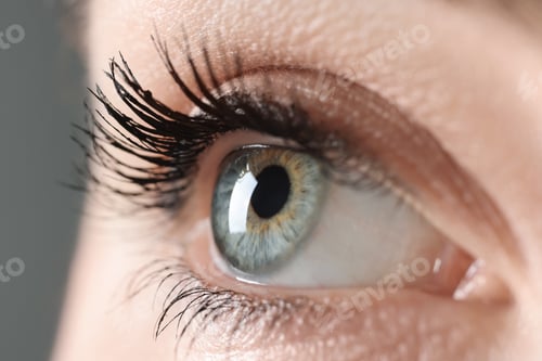 Preview: Macro photo of woman with beautiful eyes