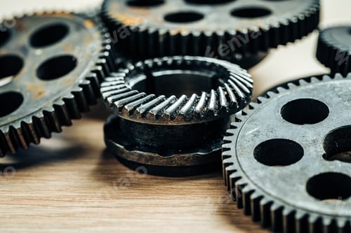 Preview: Gears from an old industrial machine