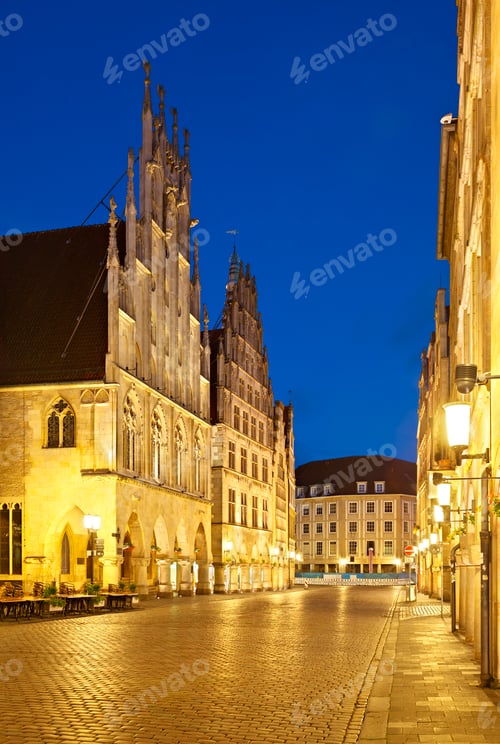 Preview: Prinzipalmarkt In Muenster, Germany