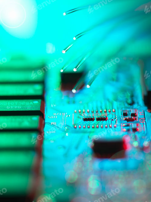 Preview: Fibre optics passing data to computer