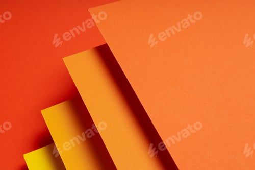 Preview: Mockup, abstraction, colorful colored paper, top view