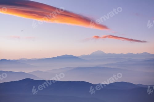 Preview: Mountains silhouette