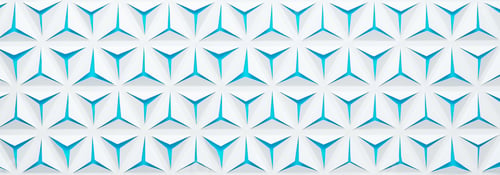 Preview: Abstract geometric background with copyspace. Triangles cut out in paper. White and blue color.