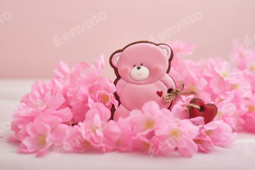 Preview: Happy Easter holiday concept, easter dog