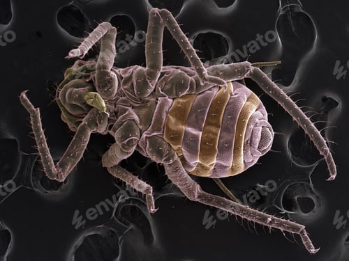Preview: High vacuum SEM image of plant lice