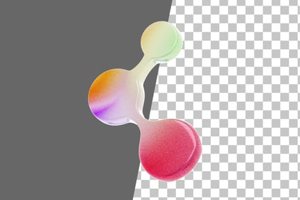 Preview: Molecule Symbol Shape 3D Icon