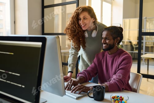 Preview: Couple of programmers working in team