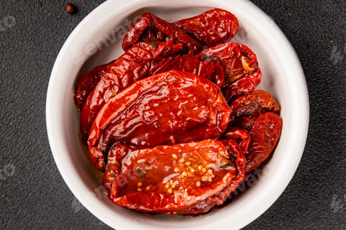 Preview: Sun-dried tomatoes snack vegetables natural product tasty snack fresh gourmet food