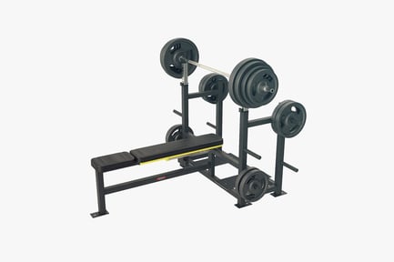 Preview: Weight Lifting Bench Press with Barbell
