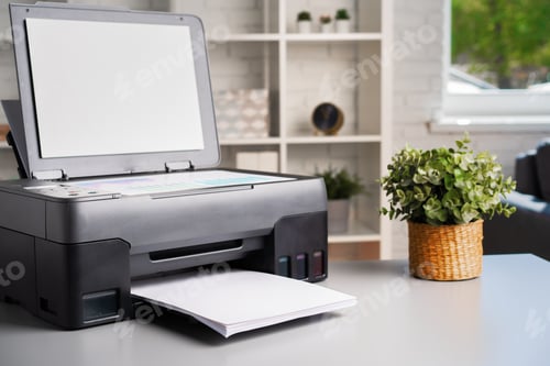 Preview: Photocopier machine for document printing in the office