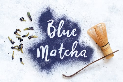 Preview: Blue matcha powder