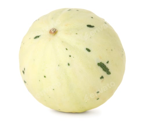 Preview: One fresh ripe melon isolated on white
