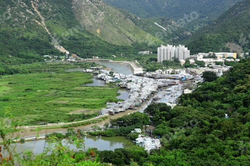Preview: Tai O fishing village view from high