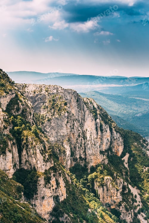Preview: Landscape Of The Gorges Du Verdon In South-eastern France. Prove