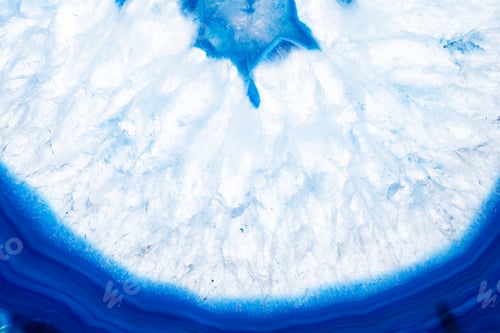 Preview: Blue agate cut cross section