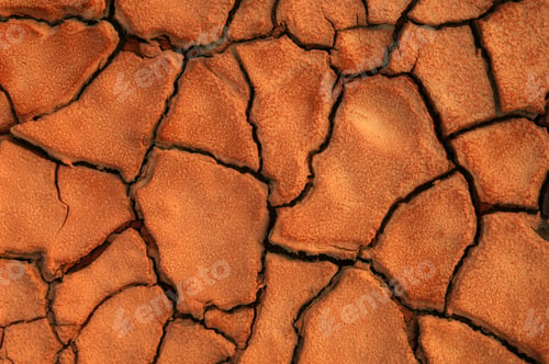 Preview: Cracked Earth Texture in Arid Desert Landscape
