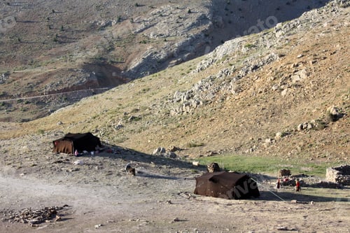 Preview: Yoruk tent. Black tent used by nomadic Turks.