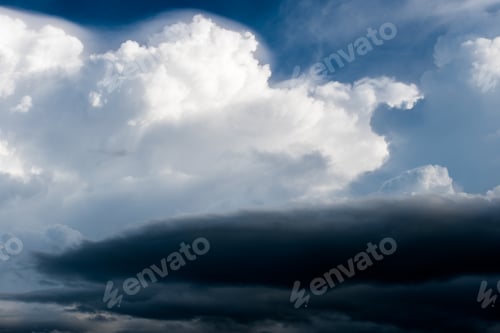 Preview: colorful dramatic sky with cloud at sunset.
