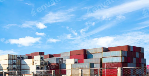 Preview: Cargo ship container goods export import