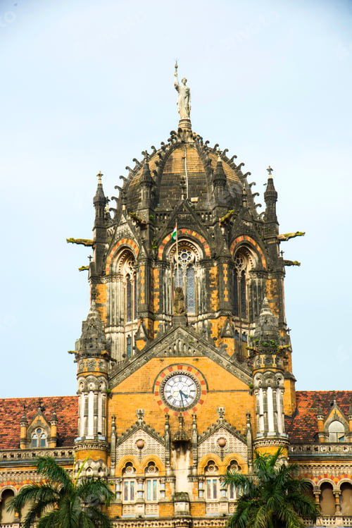 Preview: Facade of Chhatrapati Shivaji Terminus (formerly Victoria Terminus) in Mumbai, India.
