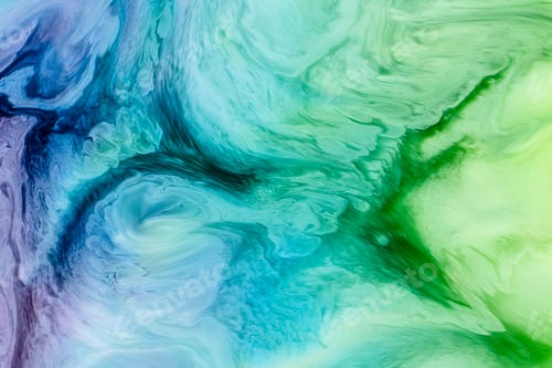 Preview: Abstract flow of liquid paints in mix