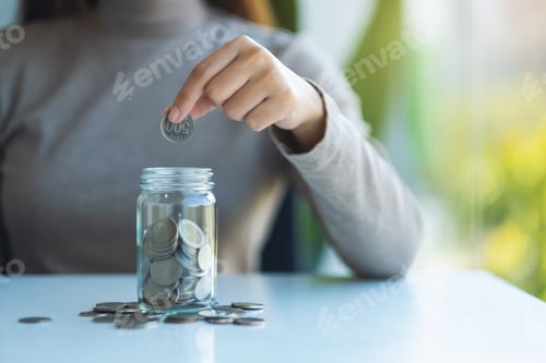 Preview: Saving Money in a Jar on Tabletop