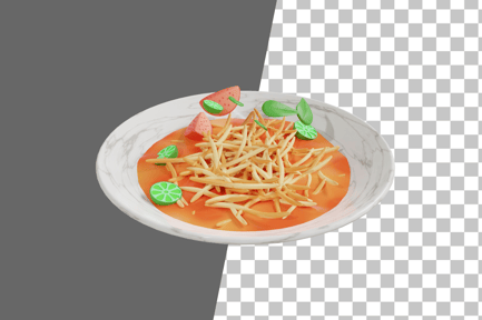 Preview: Som Tam 3D Icon