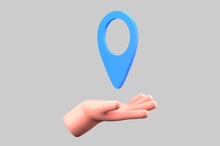 Visualização: Marcador de mapa de aventura manual guiado