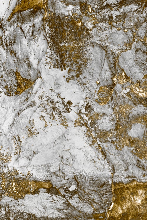 Preview: Gray seaside rock with gold glitter texture background