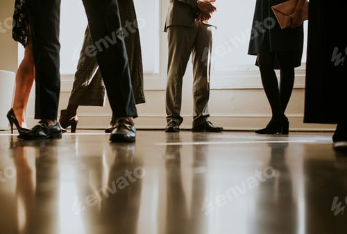 Preview: Business people standing