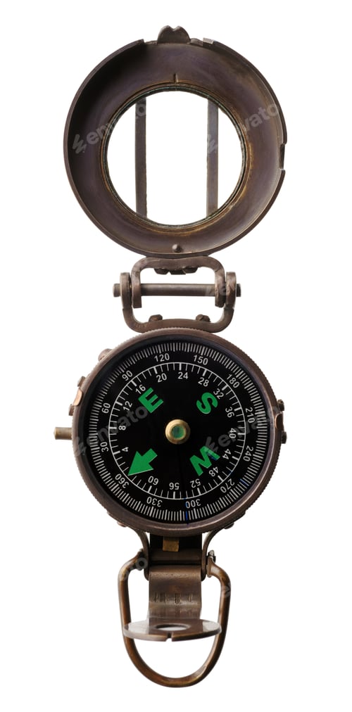 Preview: Round old compass