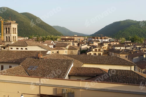 Preview: Rieti: panoramic view from the historic Duomo