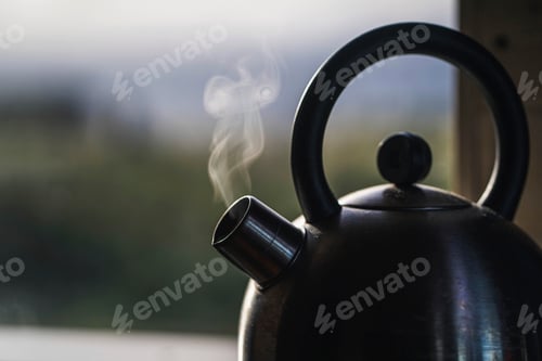 Preview: Kettle on a stove in the kitchen