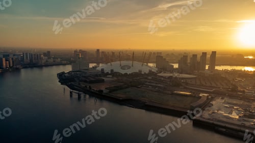 Preview: The O2 Sunrise Drone Shot