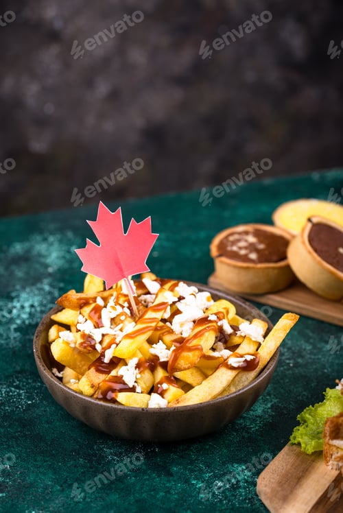 Preview: Canada Day traditional food concept.