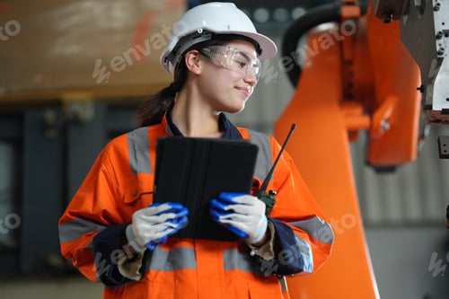 Preview: Business industry innovation technology, people with tech Innovation technological progress concept.