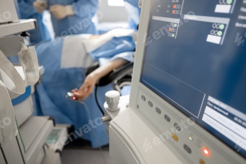 Preview: Patient lying during a surgery