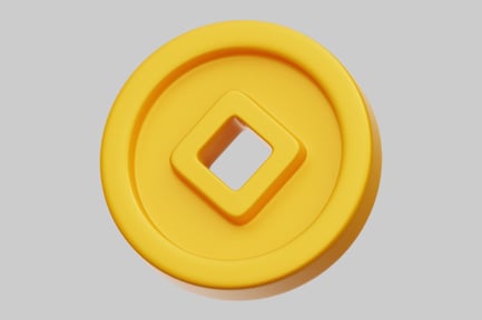 Preview: Golden Chinese Cash Coin