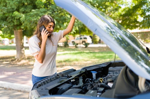 Preview: Latin woman calling the insurance company