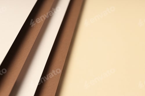 Preview: Mockup, abstraction, colorful colored paper, top view
