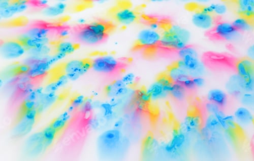 Preview: Abstract Multicolored Background, Paint Stains On White Background, Art, Fantasy, Global Warming
