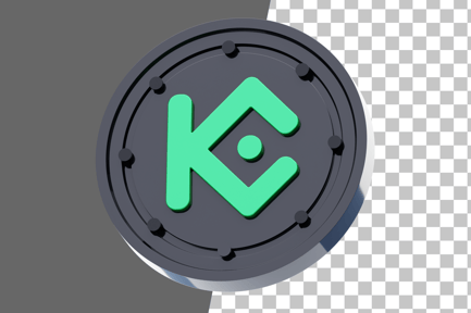 Preview: KuCoin Token 3D Icon
